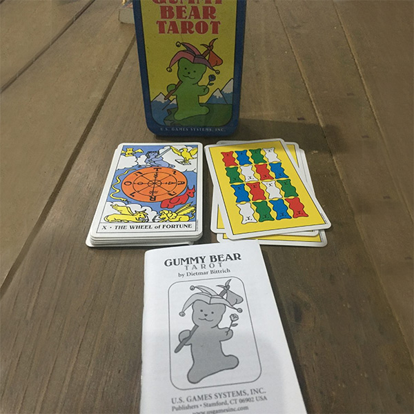 Gummy Bear Tarot Deck in a Tin by Dietmar Bittrich 78 Gummy 