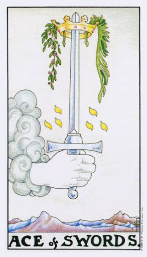 Lá Bài Ace of Swords Tarot: Ý Nghĩa Tình Yêu, Sức Khỏe, Sự Nghiệp