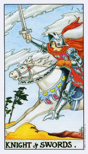 Ý Nghĩa Lá Bài Knight of Swords Trong Tarot
